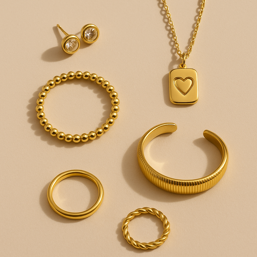 Beneficios de usar joyas doradas