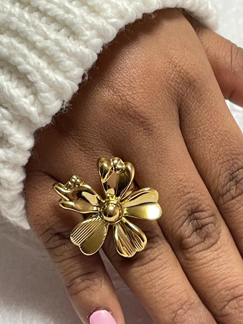 Anillo Flor Glamour