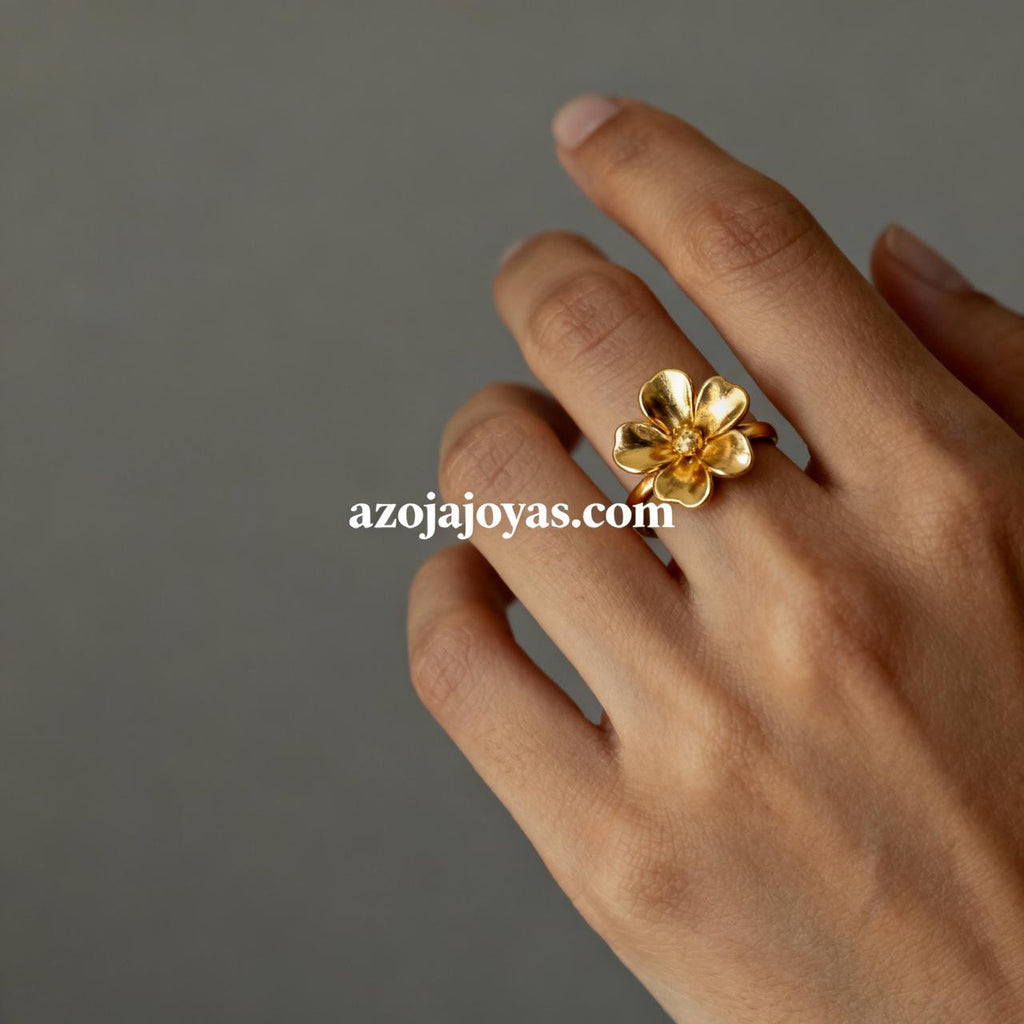 Anillo Flor Glamour