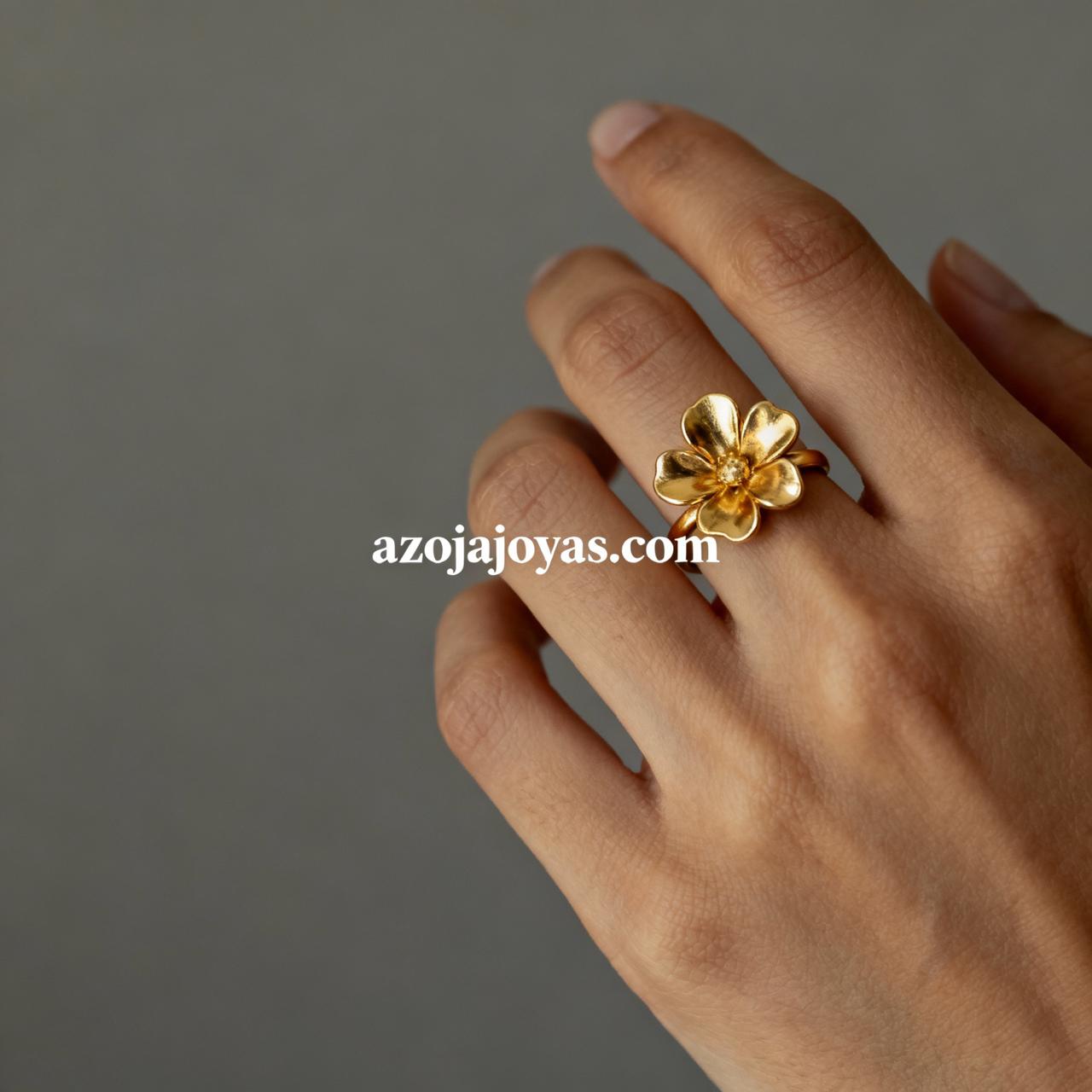 Anillo Flor Glamour