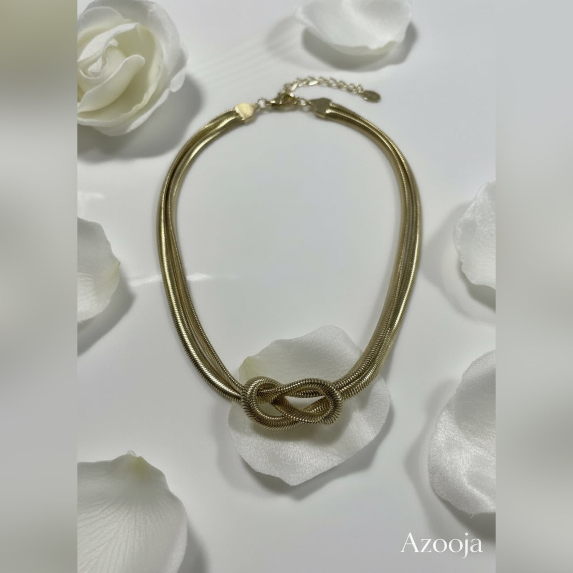 Collar Doble Entrelazado